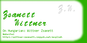 zsanett wittner business card